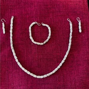 Elegant Silver Jewelry Set . Handmade in Egypt.